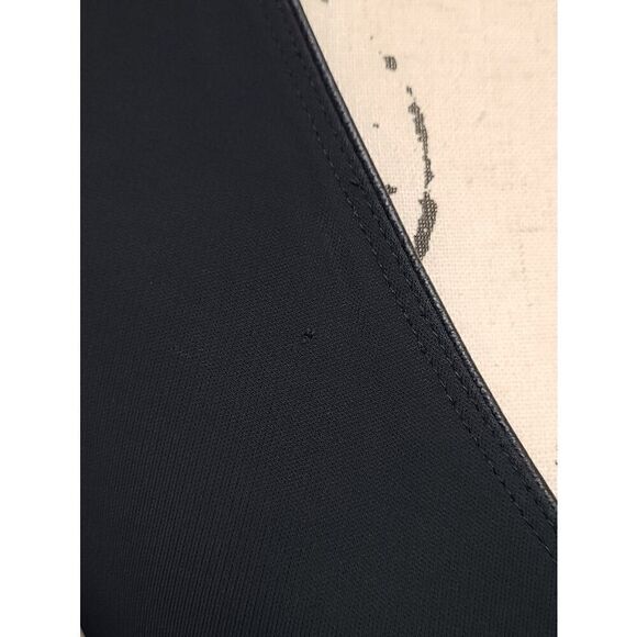 BANANA REPUBLIC Black Stretch Long Sleeve Belted Wrap Dress Size XS - Picture 10 of 15